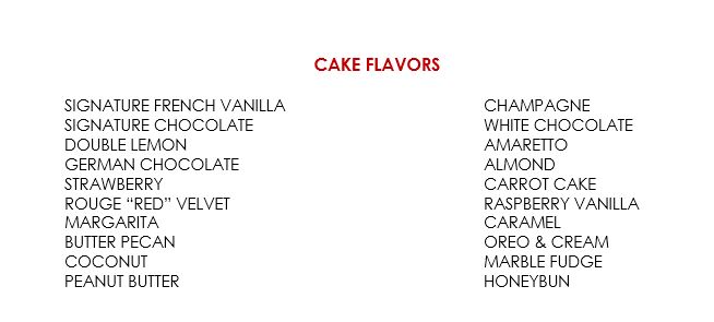 cake-flavors