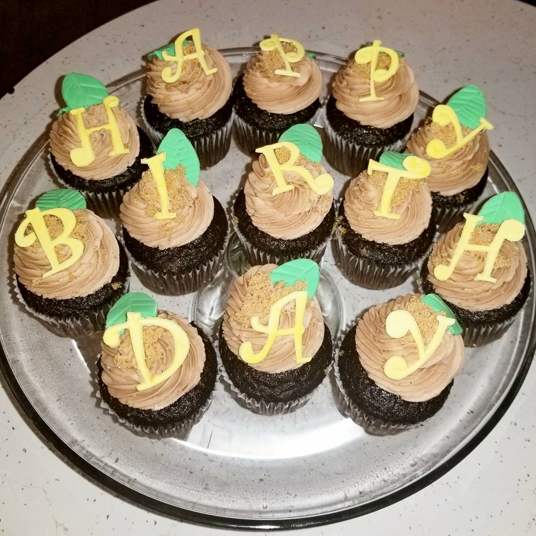 Jungle Inspired Birthday Cupcakes
